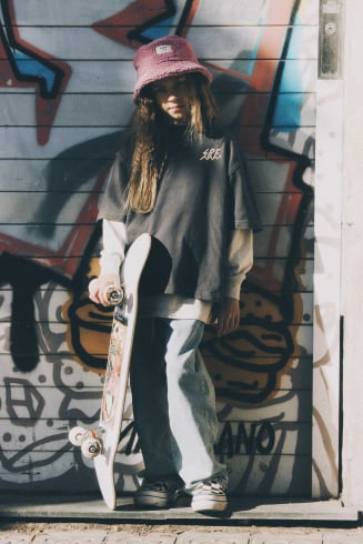 Todo Bien Kids Tee - Stone...