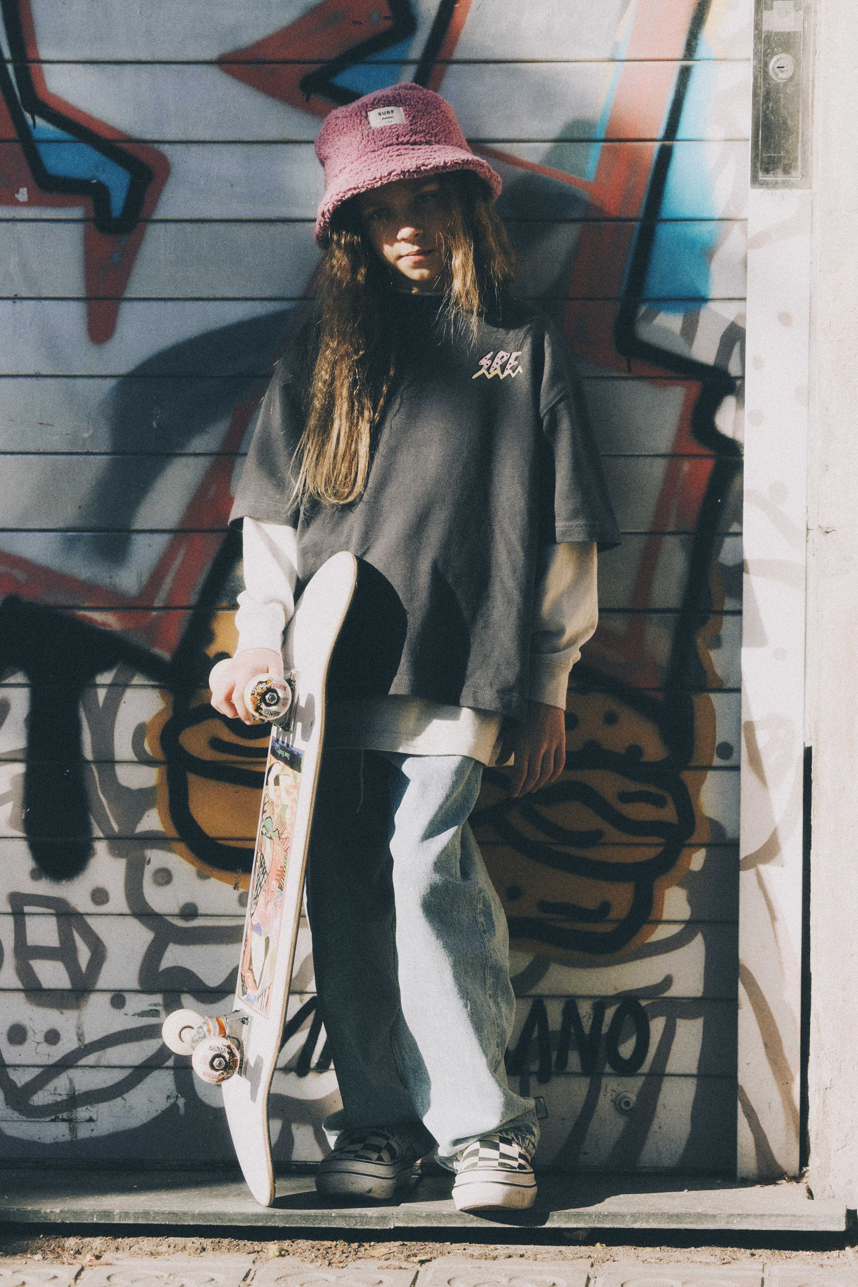 Todo Bien Kids Tee - Stone Grey