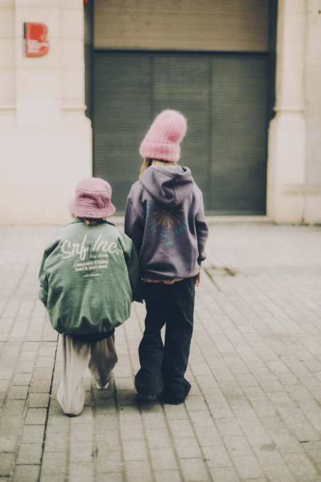 Cord Baseball Kids Jacket - White Sage Cord Baseball Kids Jacket - White Sage