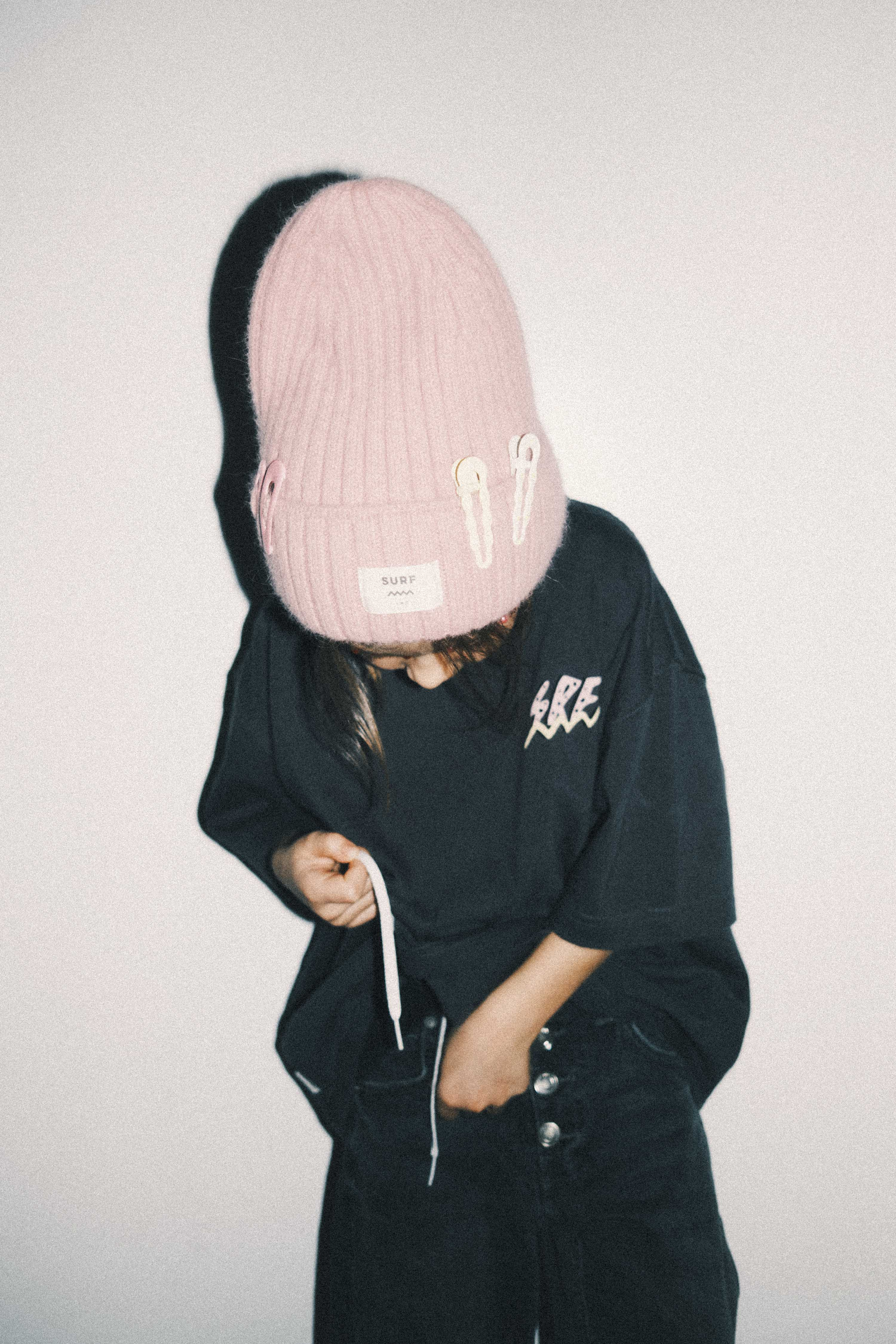 Rib Fluffy Kids Beanie - Dirty Pink