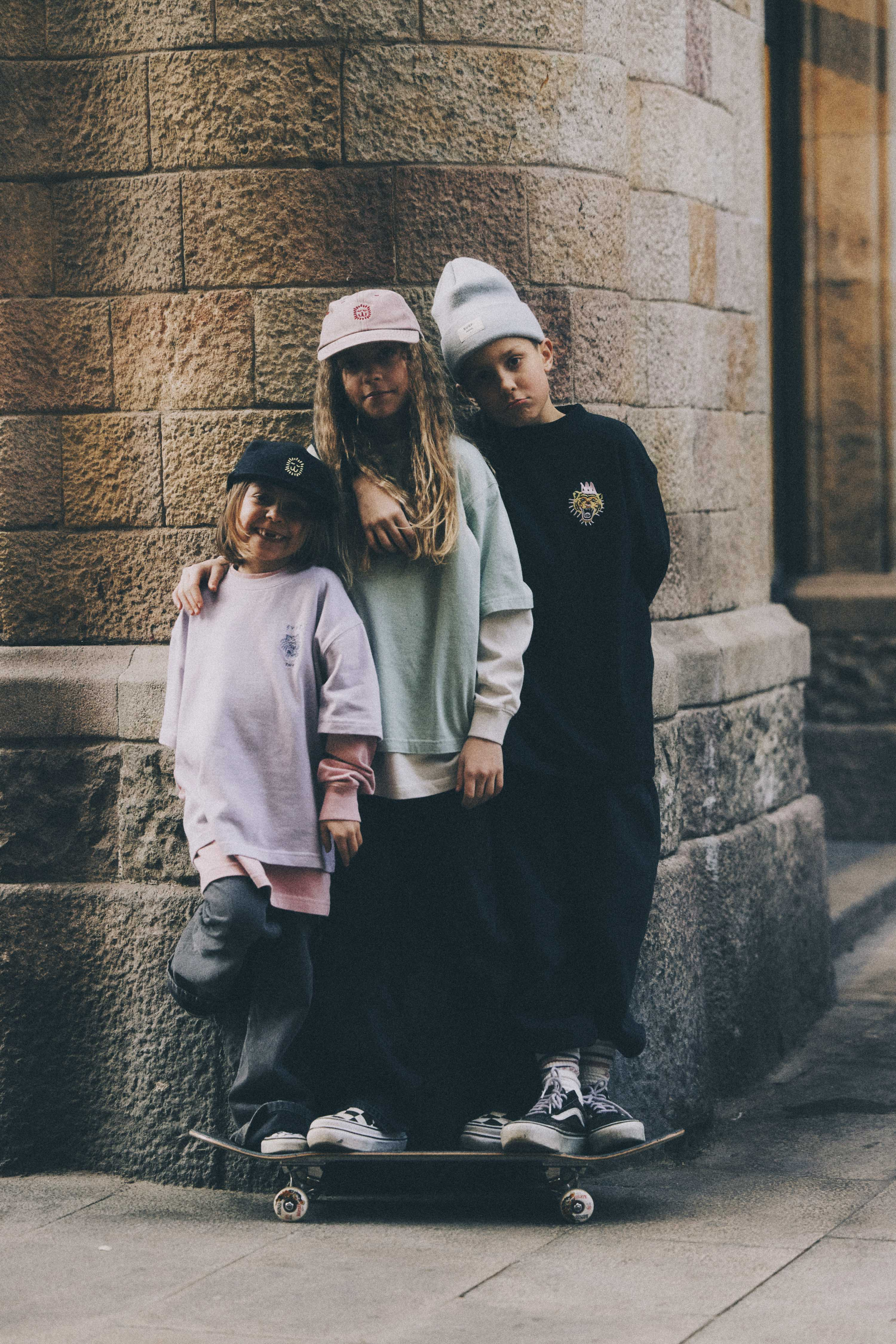 Wave Tiger Kids Tee - Purple Haze