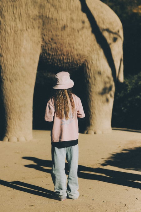 Wave Tiger Kids Tee - Pink Kush Wave Tiger Kids Tee - Pink Kush