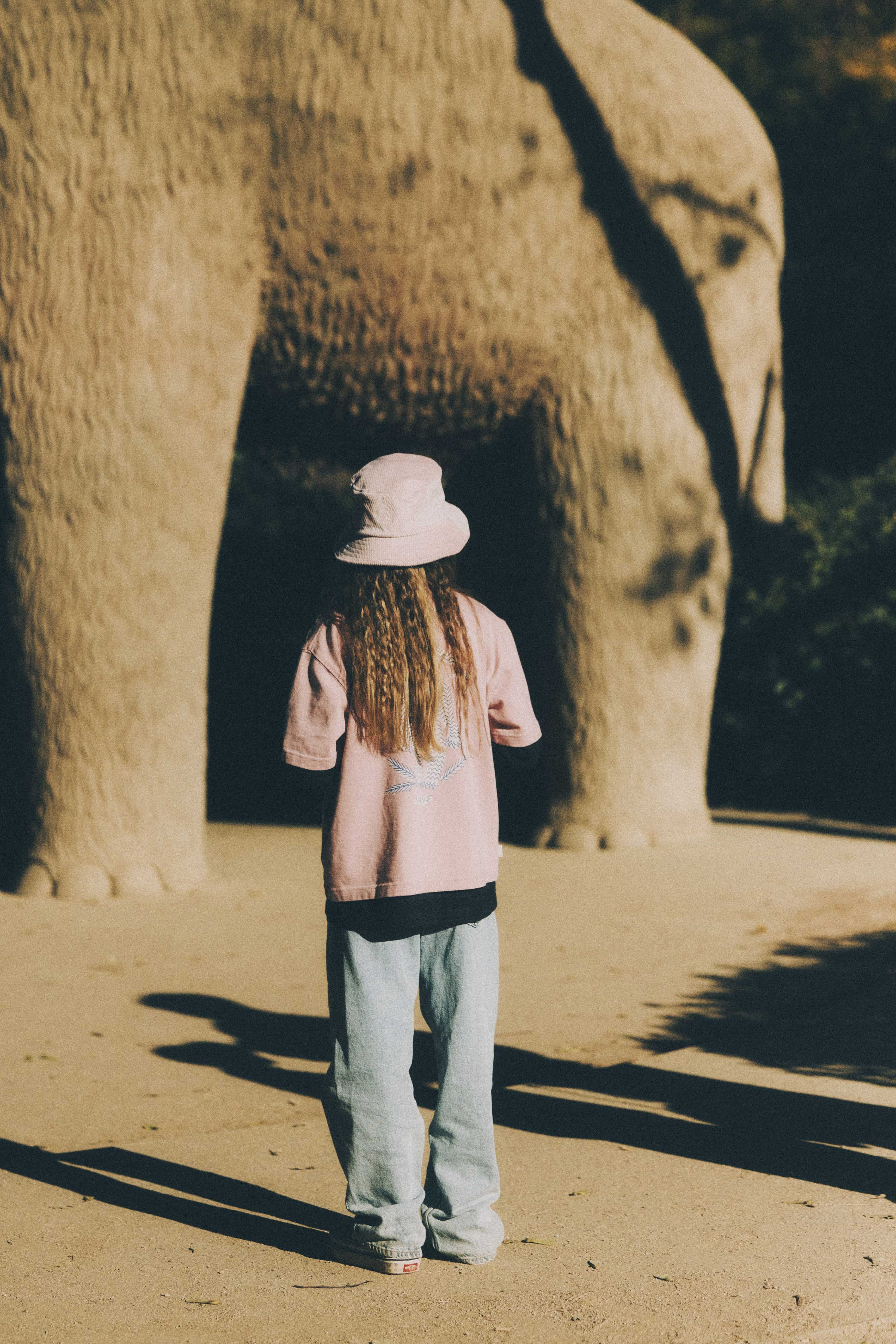 Wave Tiger Kids Tee - Pink Kush