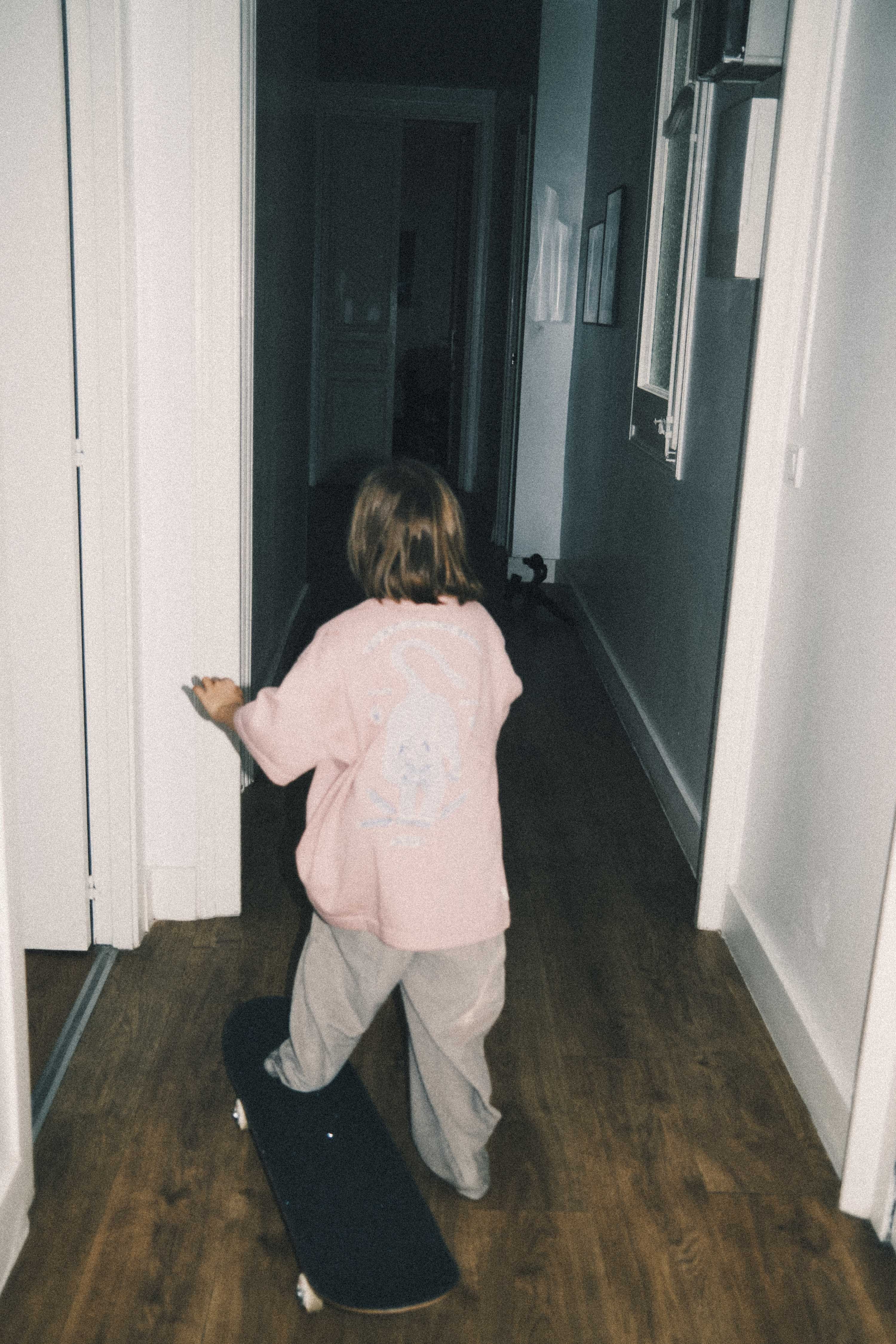 Wave Tiger Kids Tee - Pink Kush