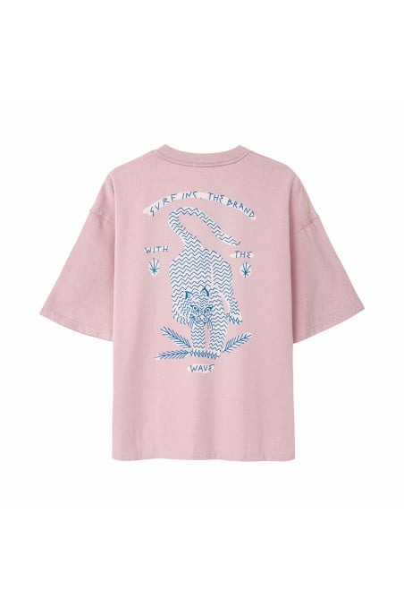 Wave Tiger Kids Tee - Pink Kush Wave Tiger Kids Tee - Pink Kush