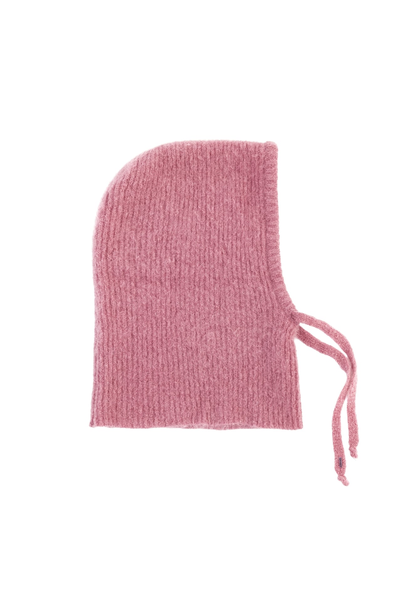 Wool Fluffy Balaclava - Dirty Pink Wool Fluffy Balaclava - Dirty Pink