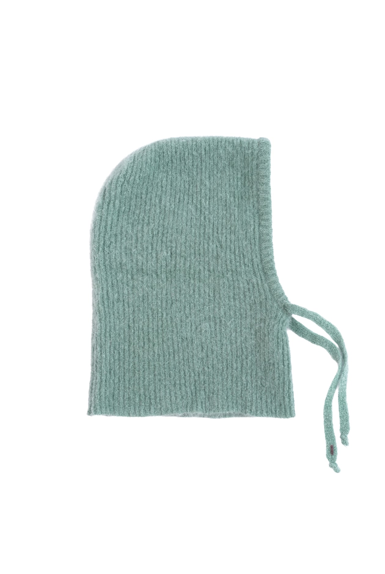 Wool Fluffy Balaclava - White Sage Wool Fluffy Balaclava - White Sage