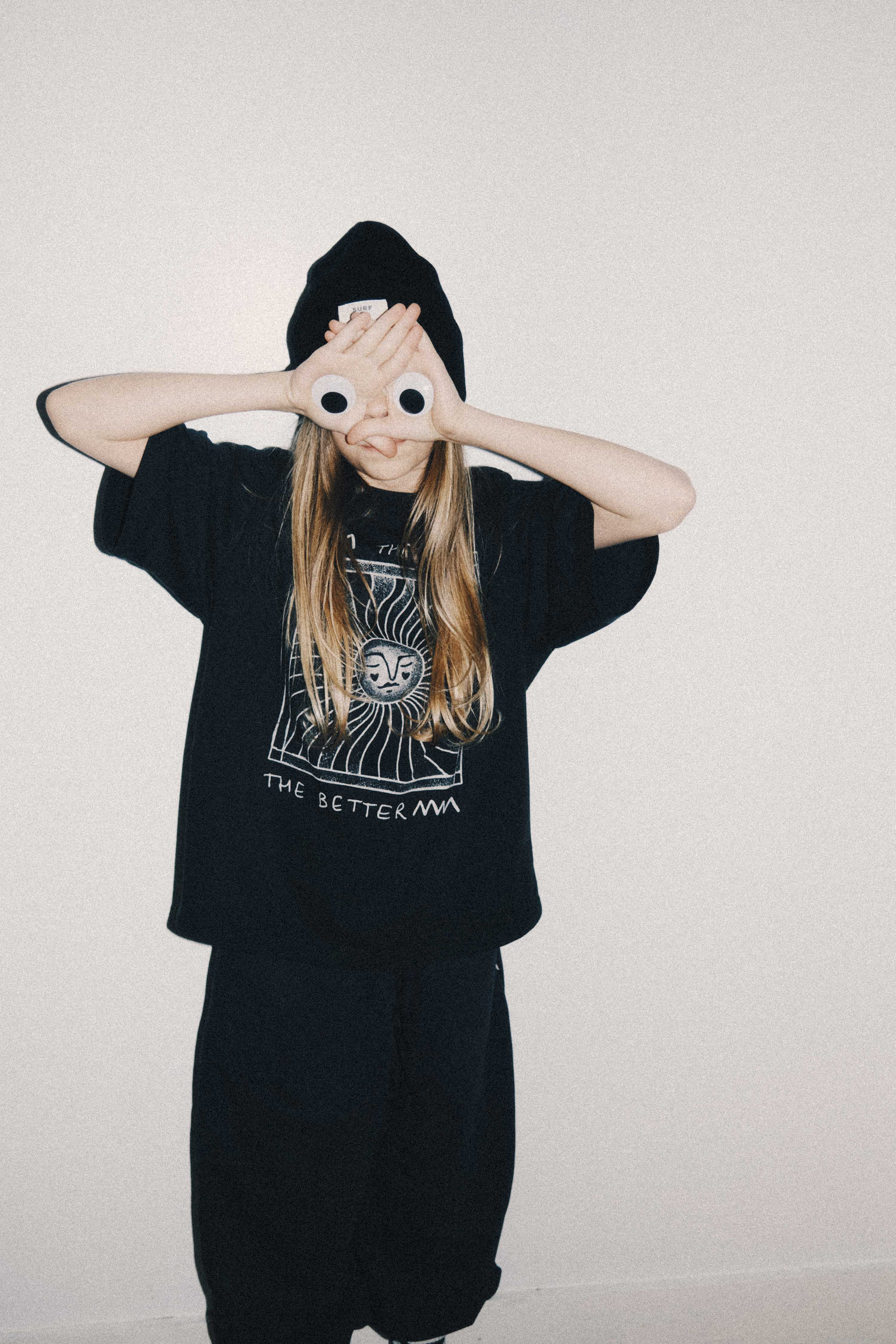 Merino Kids Beanie - Space Black