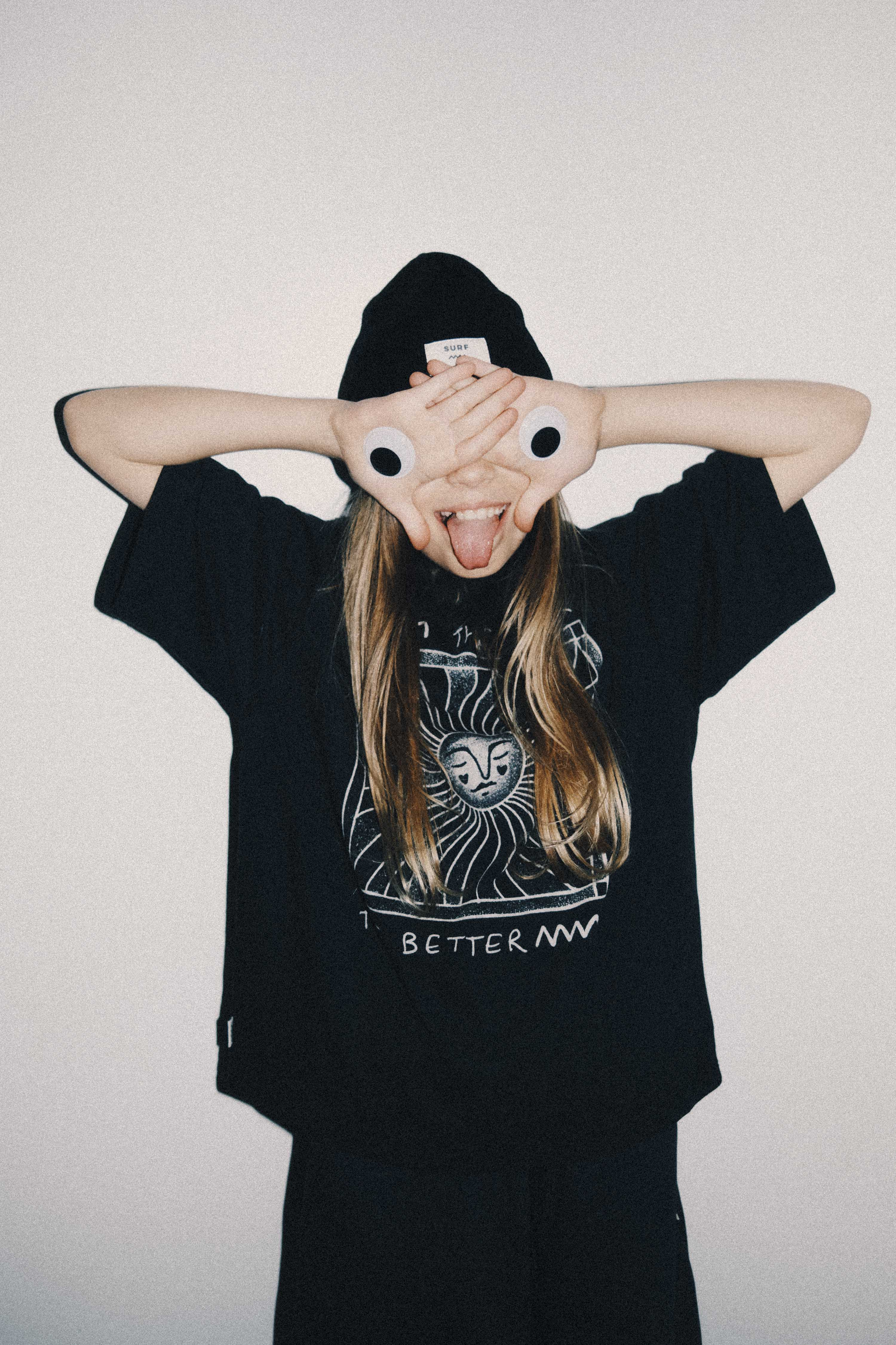 Merino Kids Beanie - Space Black