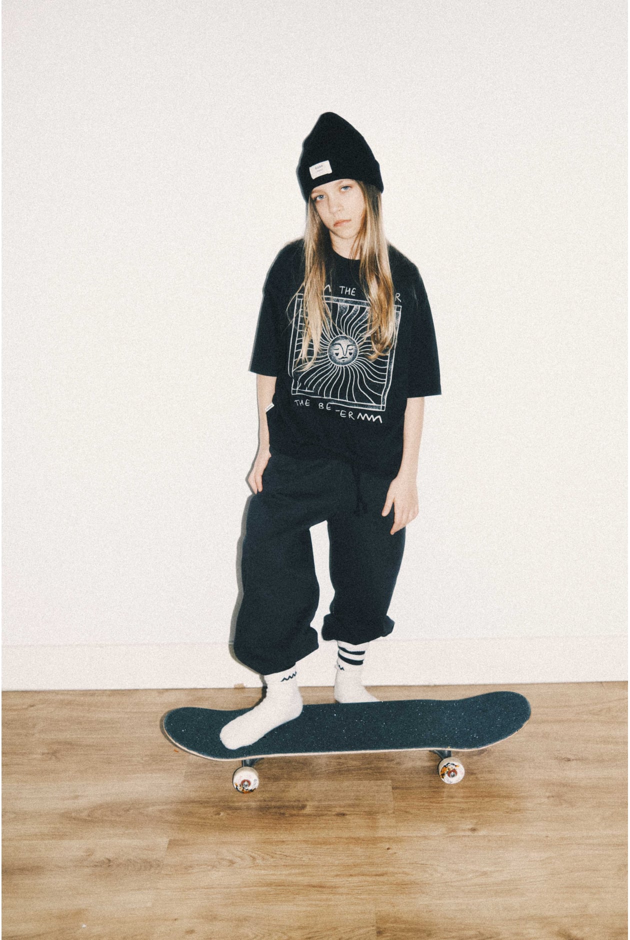 Merino Kids Beanie - Space Black Merino Kids Beanie - Space Black