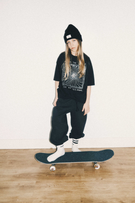 Merino Kids Beanie - Space Black Merino Kids Beanie - Space Black