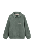 Cord Baseball Kids Jacket - White Sage
