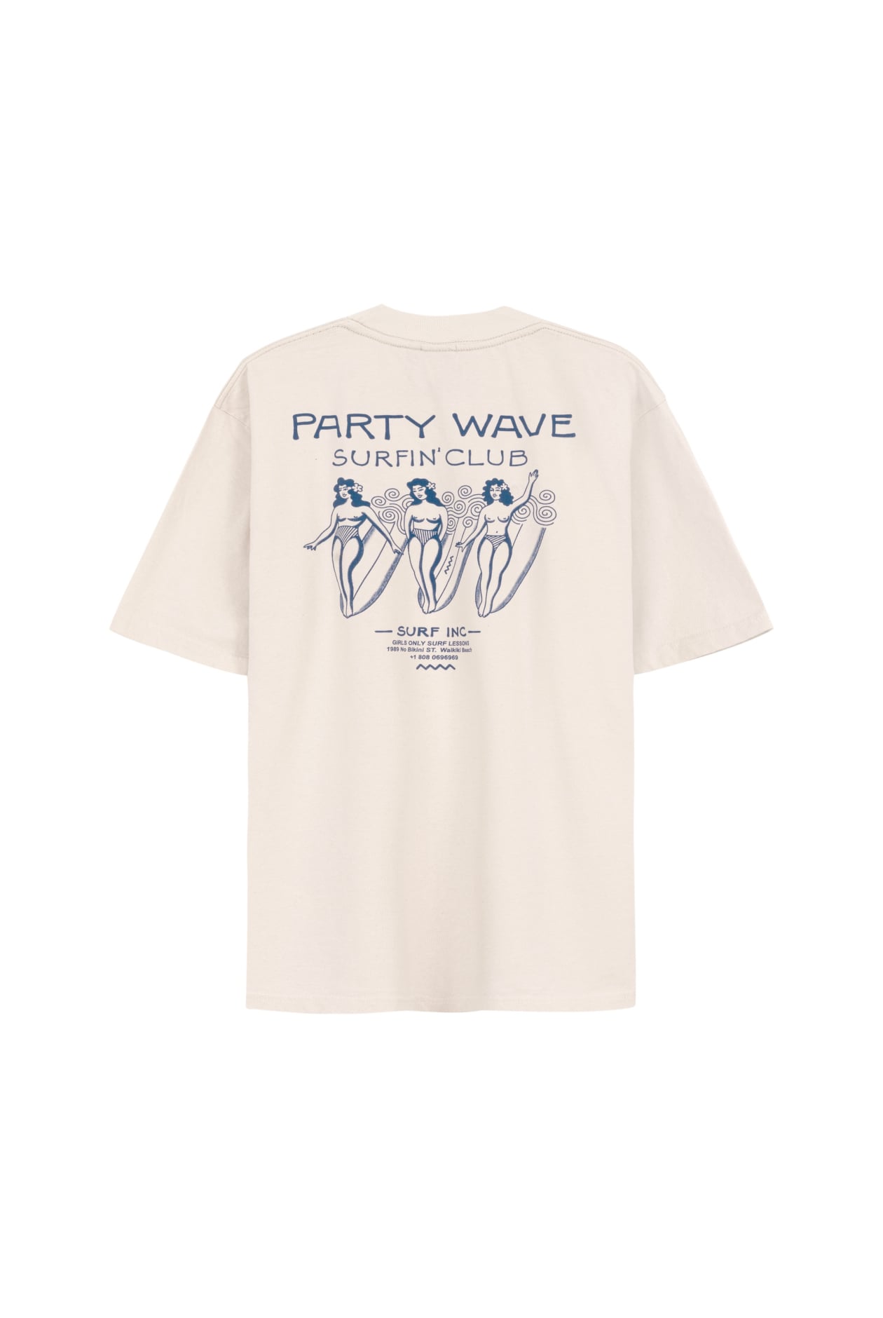 Party Wave Club Tee - Super Natural | Surf Inc.