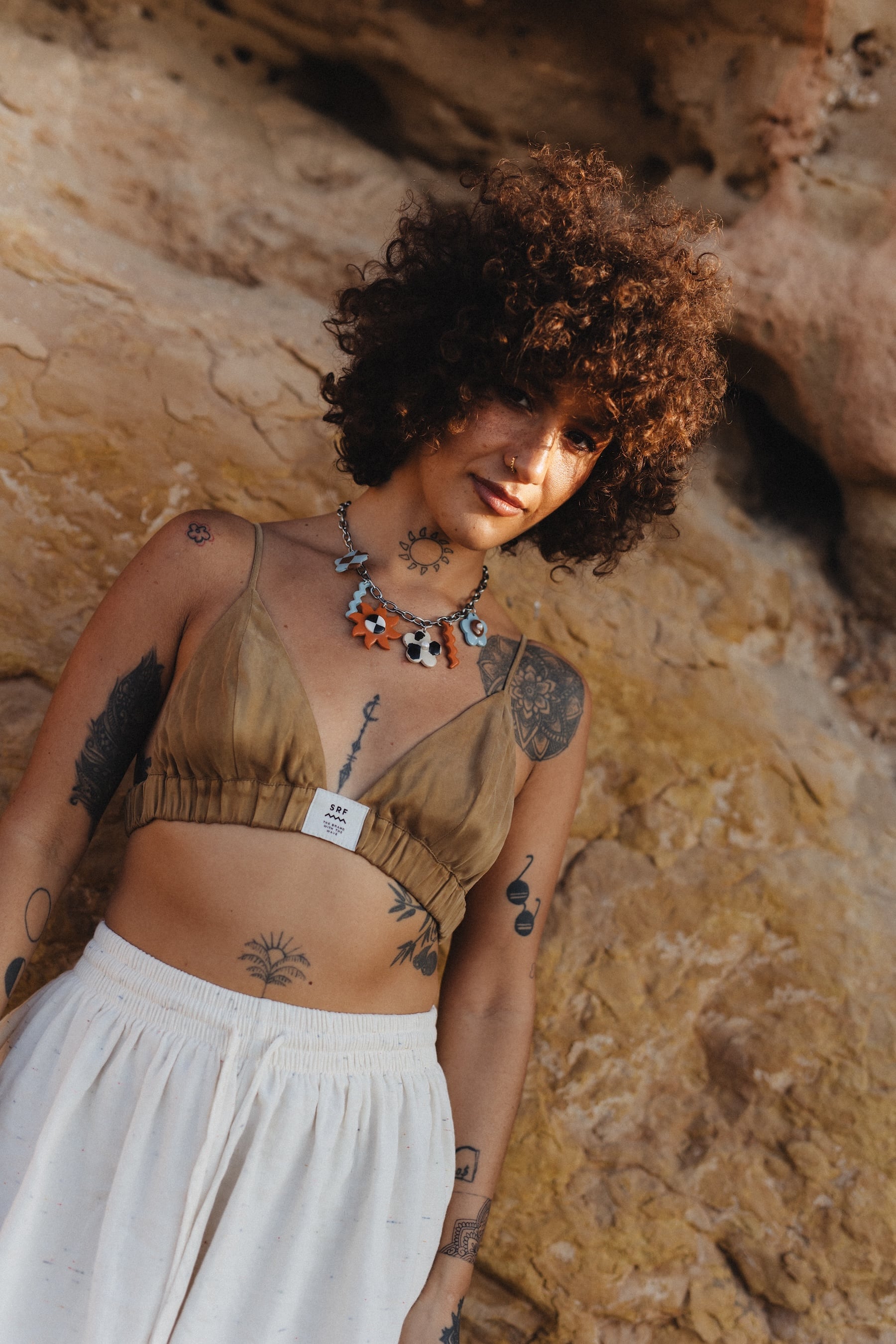 Cupro Bra - Golden Haze