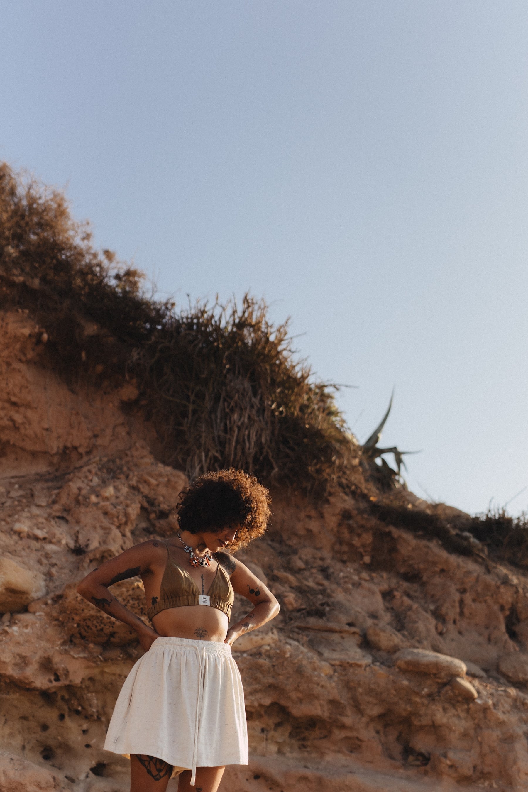 Cupro Bra - Golden Haze