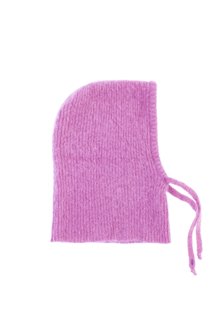 Wool Fluffy Balaclava - Flamingo Wool Fluffy Balaclava - Flamingo