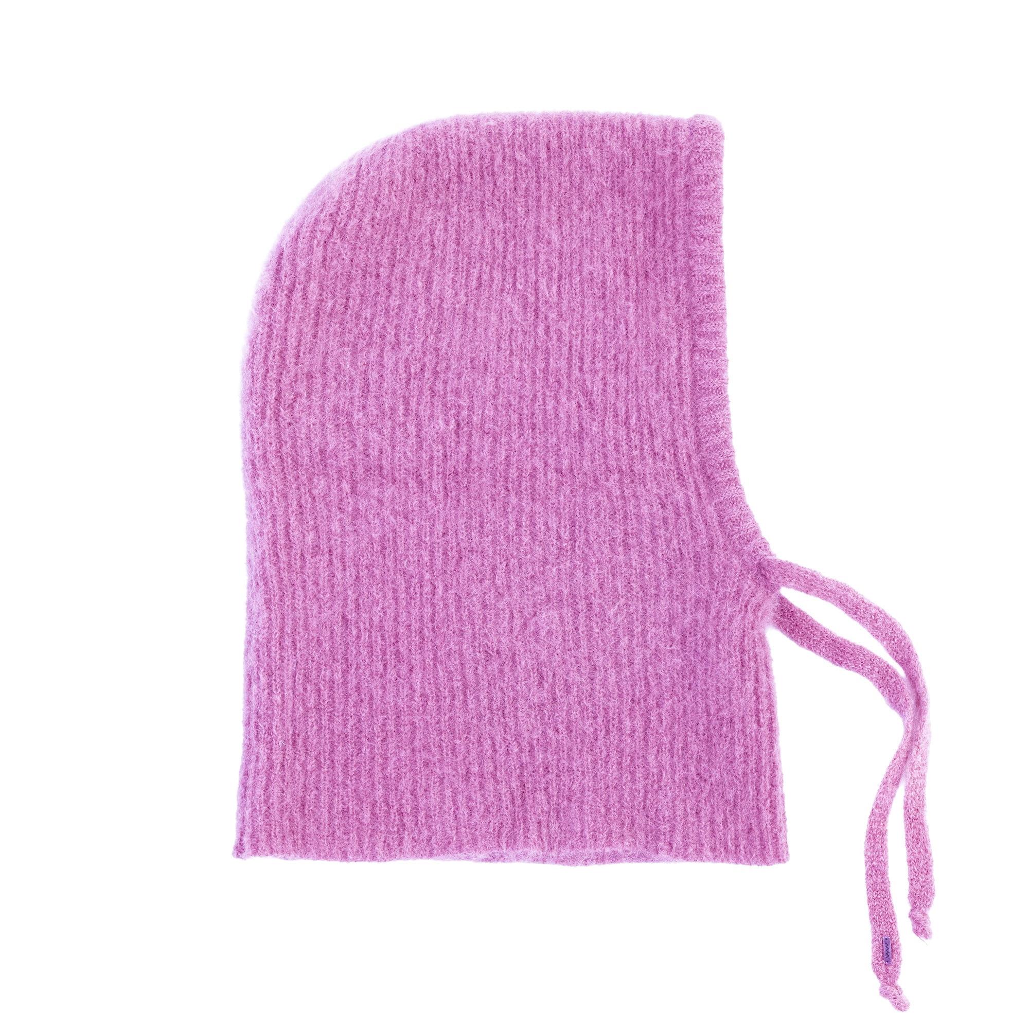 Wool Fluffy Balaclava - Flamingo