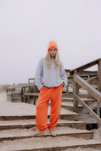 Track Joggers - Orange Haze