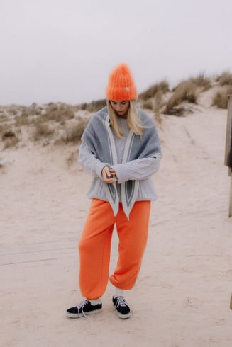 Track Joggers - Orange Haze