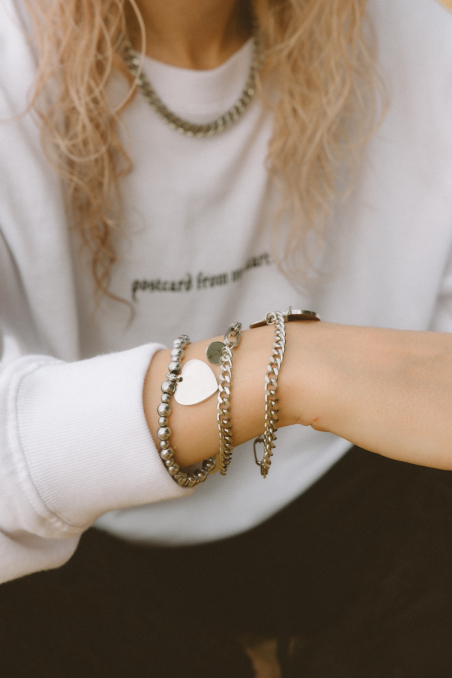 Surf Chain Bracelet - Silver Haze Surf Chain Bracelet - Silver Haze