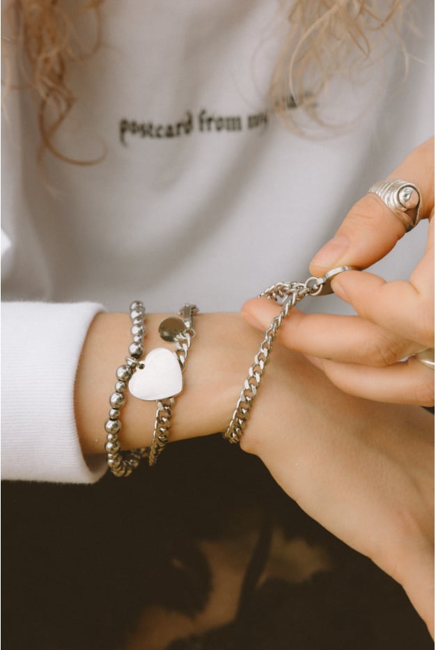 Surf Chain Bracelet - Silver Haze Surf Chain Bracelet - Silver Haze