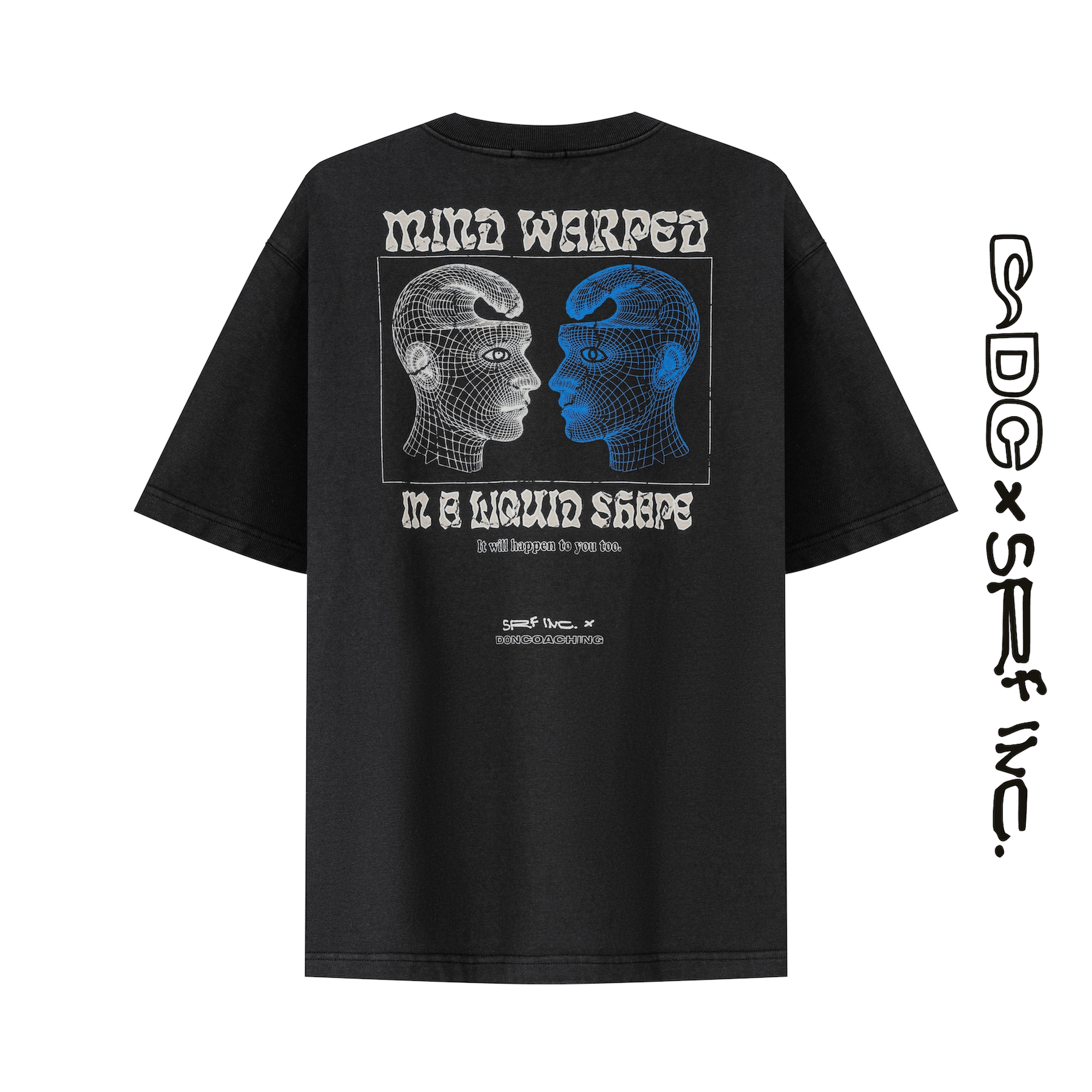 Mind Warped Tee - Acid Black
