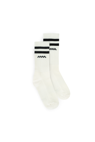 Wave Socks - Vintage White