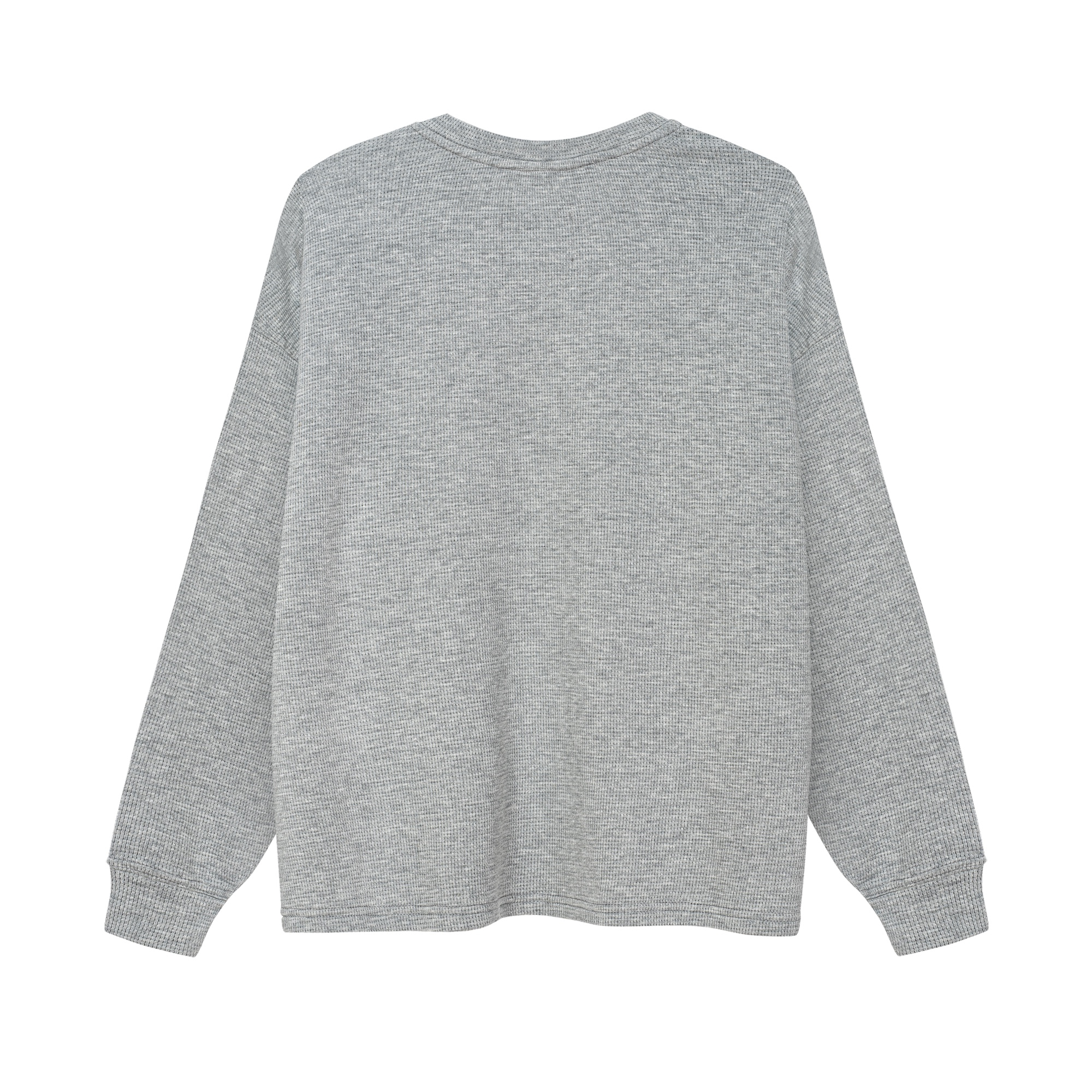 Waffle Longsleeve - Poppy seeds