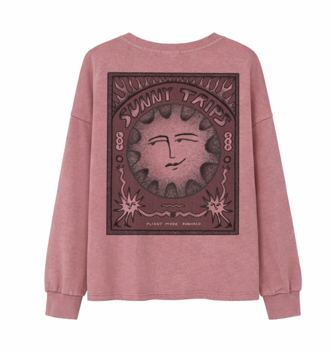Sunny Trips LS - Raspberry Punch
