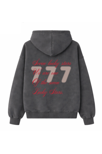 Lucky Seven Hoodie - Pacific Mist