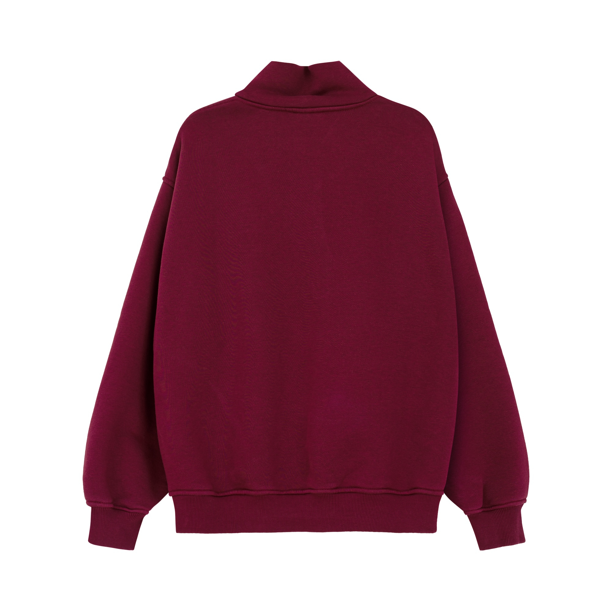 University Zip Sweat - Burgundy