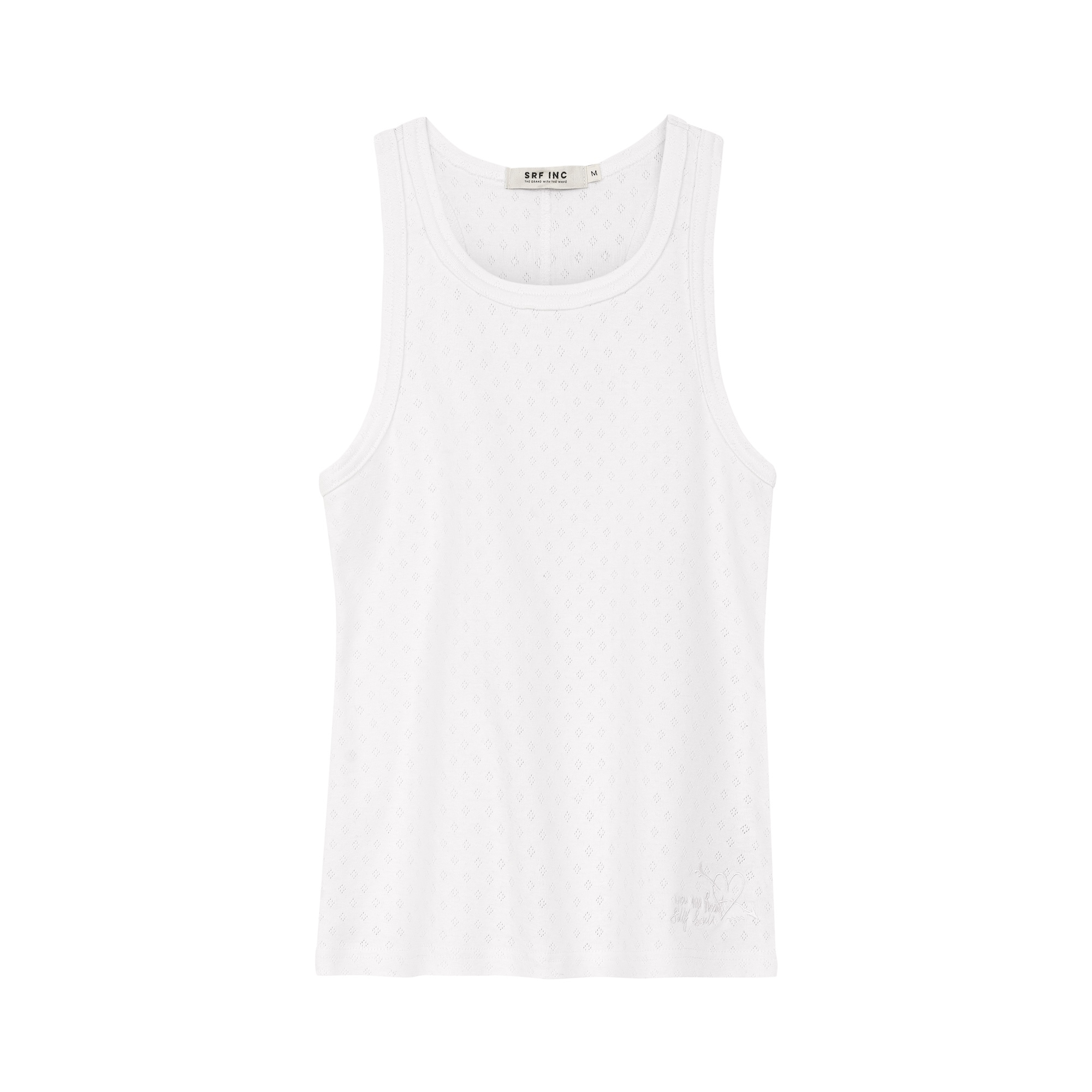 Zoe Boxer Top - Paper White