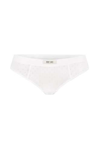 Zoe Boxer Undies - Paper White