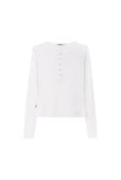 Zoe Longsleeve - Paper White
