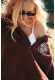 University Zip Sweat - Burgundy