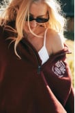 University Zip Sweat - Burgundy University Zip Sweat - Burgundy