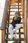 University Melange Joggers - Light Grey