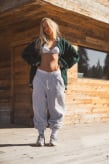 University Melange Joggers - Light Grey