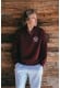 University Zip Sweat - Burgundy