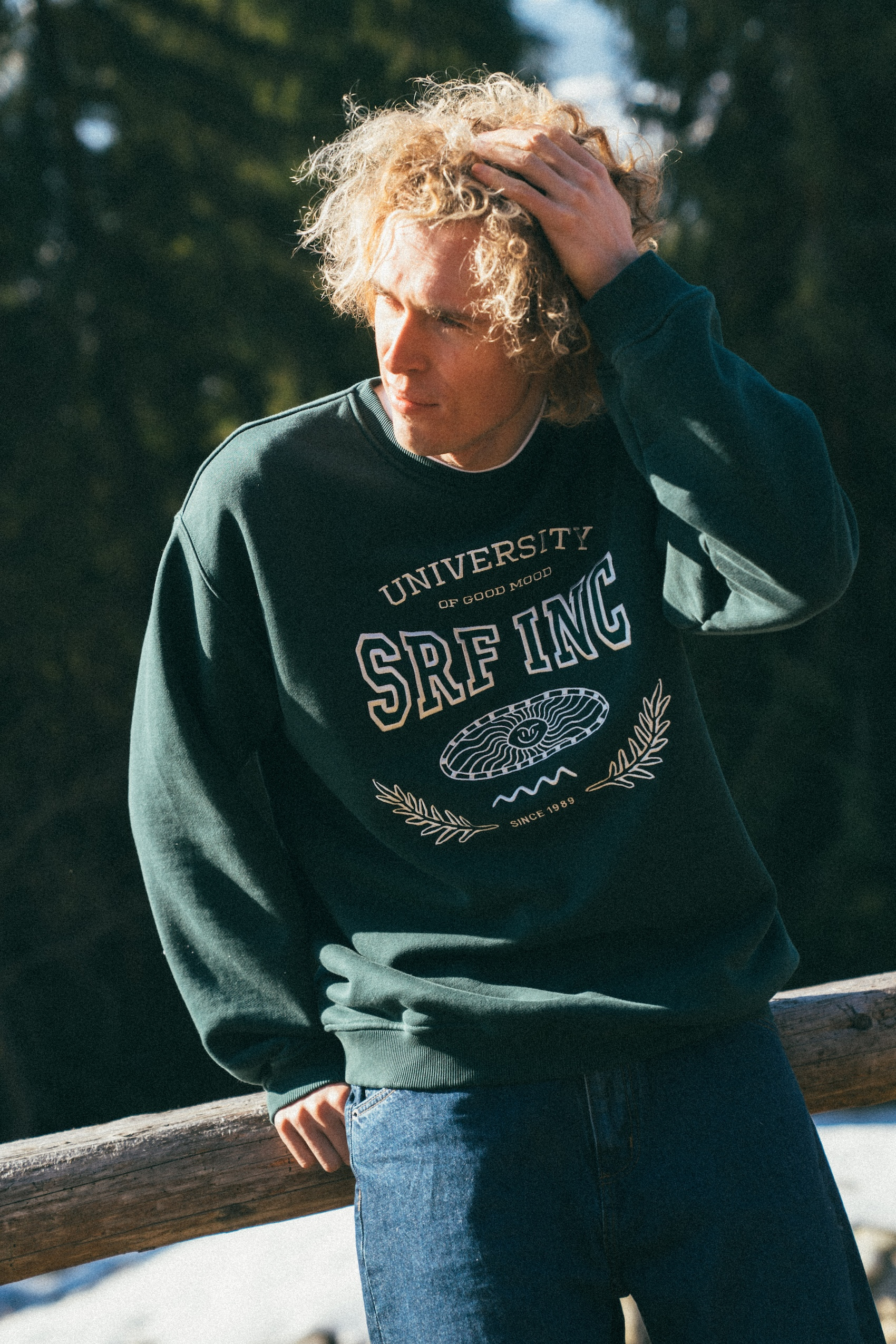 University Sweat - Green Queen