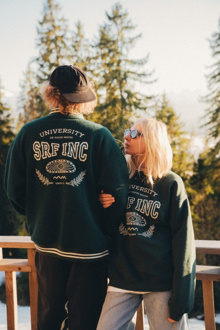 University Boyfriend Jacket - Bottle Green University Boyfriend Jacket - Bottle Green