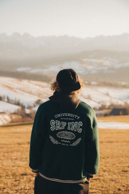 University Boyfriend Jacket - Bottle Green University Boyfriend Jacket - Bottle Green
