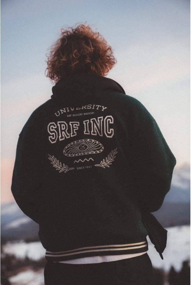University Boyfriend Jacket - Bottle Green University Boyfriend Jacket - Bottle Green