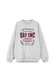 University Melange Sweat- Light Grey