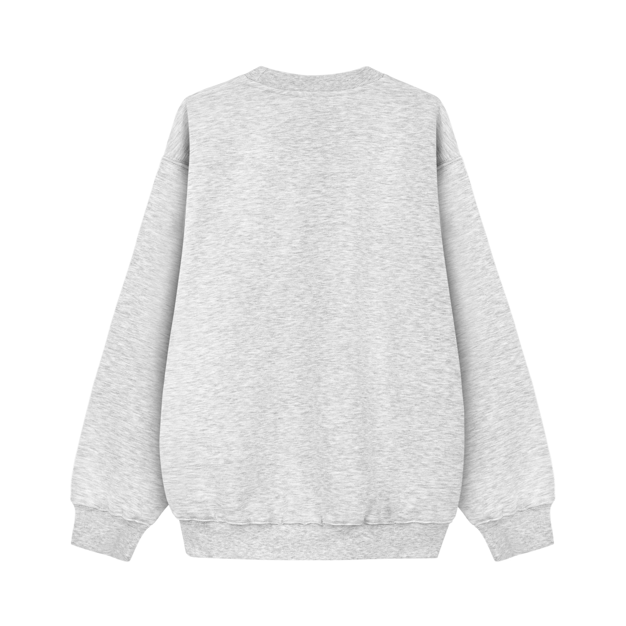 University Melange Sweat- Light Grey
