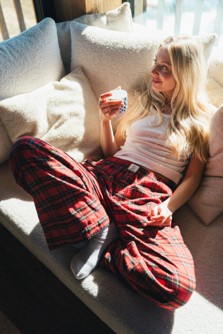 Foggy Mood Flannel Pants - Formula Red Foggy Mood Flannel Pants - Formula Red