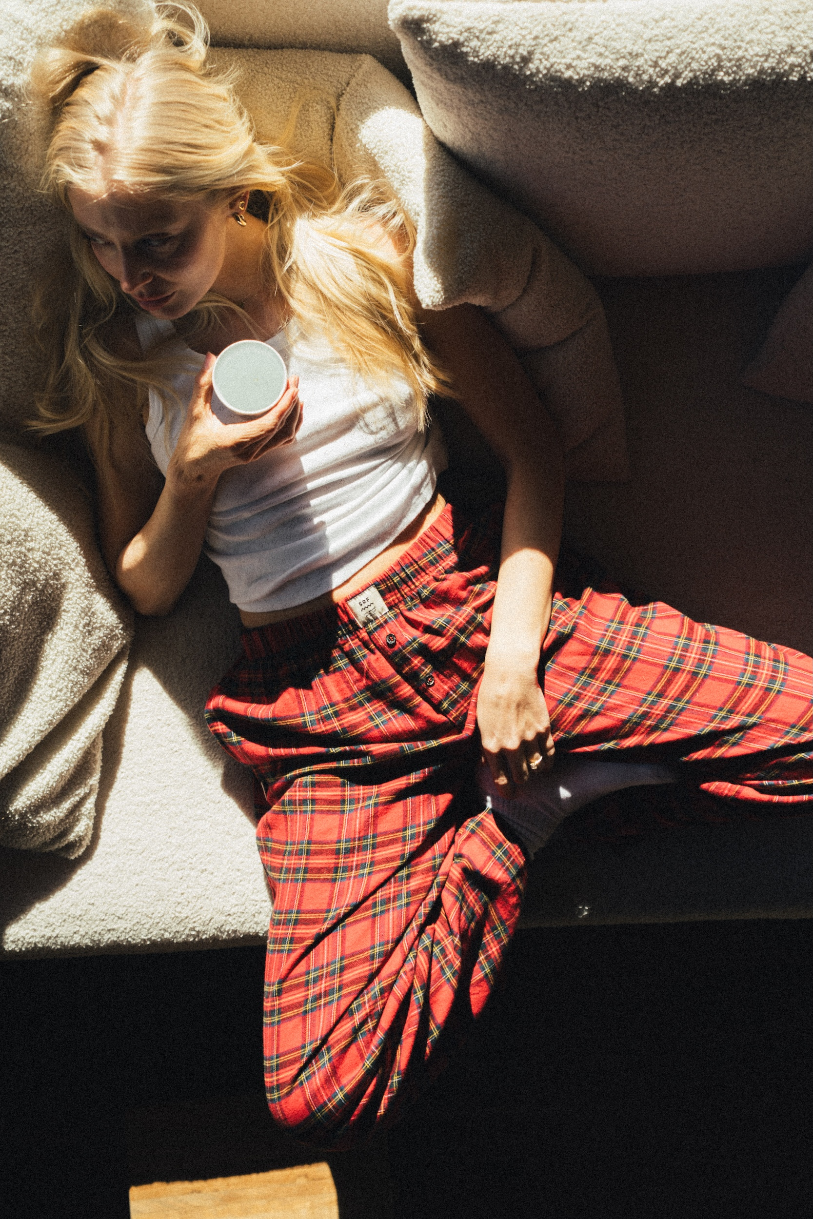 Foggy Mood Flannel Pants - Formula Red