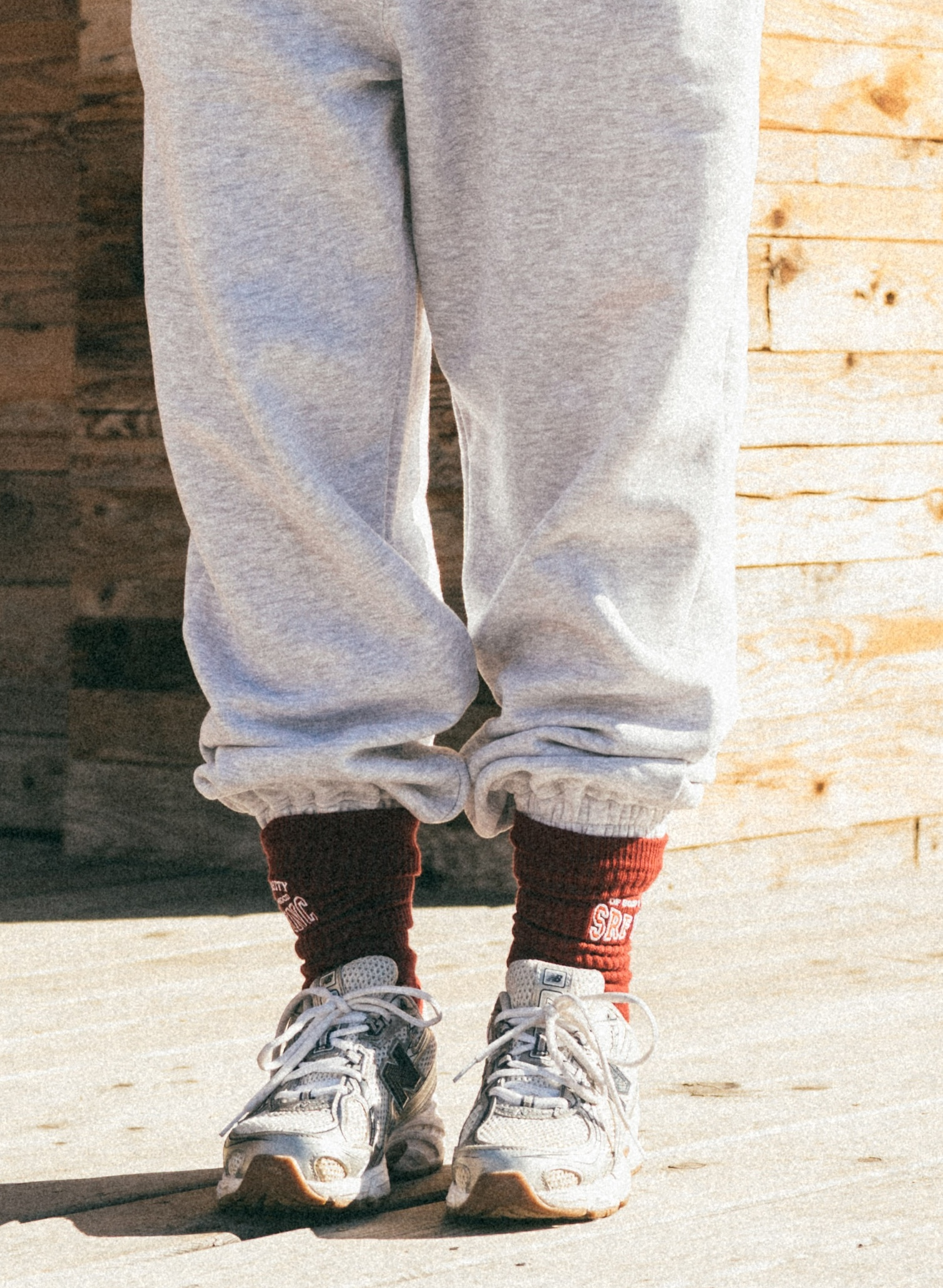 University Burgundy Socks