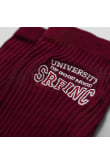 University Burgundy Socks