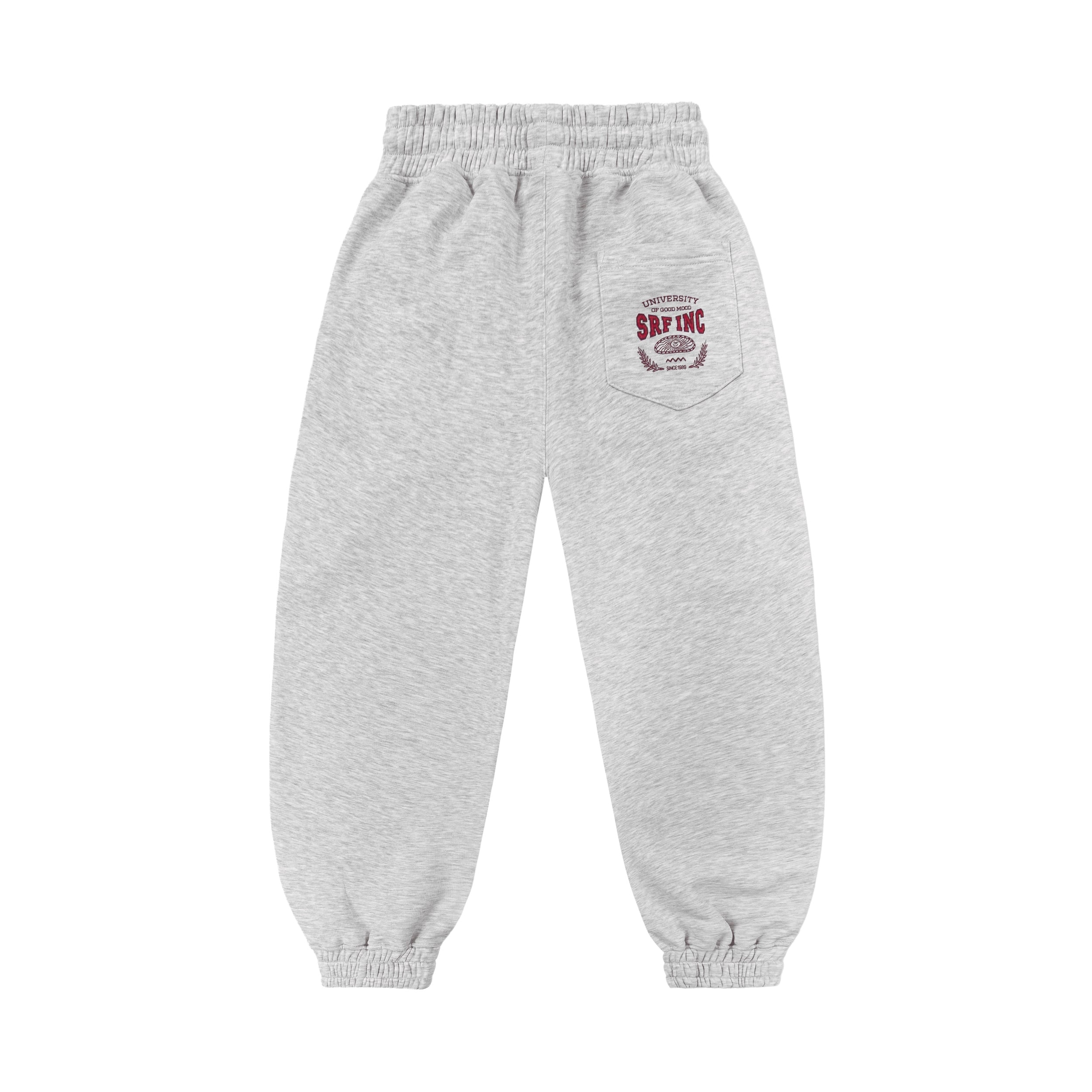University Melange Joggers - Light Grey